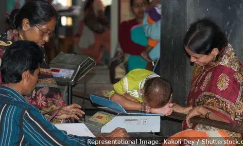 ஊட்டச்சத்து குறைபாடு அதிகரிக்கும் சூழலில் ஊட்டச்சத்து திட்டங்கள் 19% குறைவான நிதியை பெறுகின்றன ஊட்டச்சத்து குறைபாடு அதிகரிக்கும் சூழலில் ஊட்டச்சத்து திட்டங்கள் 19% குறைவான நிதியை பெறுகின்றன